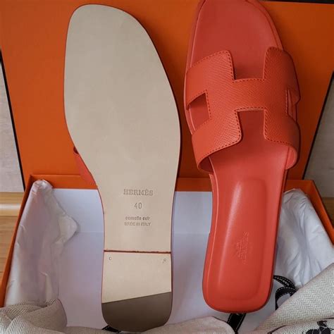 orange hermes sandals|hermes oran sandals street style.